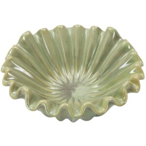 Ciotola decorativa Venedig Ø 33x14,5 cm verde Mauro Ferretti