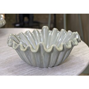 Ciotola decorativa Venedig Ø 33x14,5 cm verde Mauro Ferretti