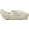Ciotola decorativa Hands Stons Mauro Ferretti 22,7x20x7,3 cm crema
