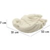 Ciotola decorativa Hands Stons Mauro Ferretti 22,7x20x7,3 cm crema