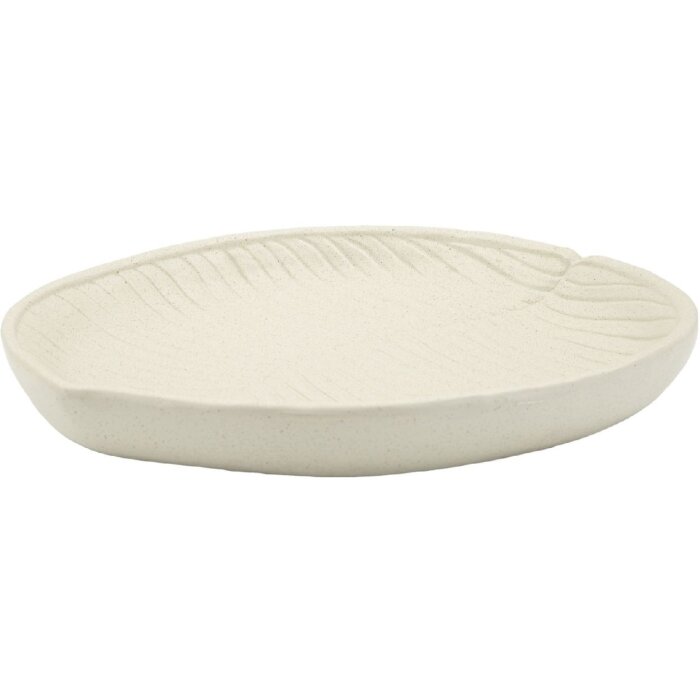 Mauro Ferretti Ciotola decorativa Stons 33x29x4 cm crema