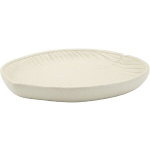 Mauro Ferretti Ciotola decorativa Stons 33x29x4 cm crema