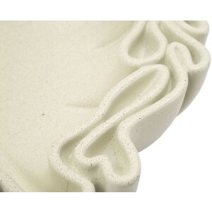 Mauro Ferretti Ciotola decorativa Stons 40,5x38,5x9,5 cm crema