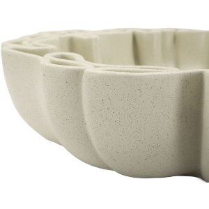 Mauro Ferretti Ciotola decorativa Stons 40,5x38,5x9,5 cm crema