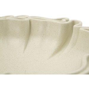 Mauro Ferretti Ciotola decorativa Stons 40,5x38,5x9,5 cm crema