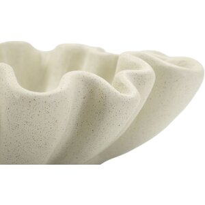 Mauro Ferretti Ciotola decorativa Stons Ø 31x9 cm crema