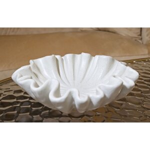 Mauro Ferretti Ciotola decorativa Stons Ø 31x9 cm crema