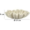 Mauro Ferretti Ciotola decorativa Stons Ø 31x9 cm crema