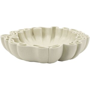 Mauro Ferretti Ciotola decorativa Stons 30,5x29x7,5 cm crema