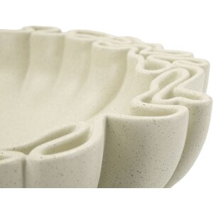 Mauro Ferretti Ciotola decorativa Stons 30,5x29x7,5 cm crema
