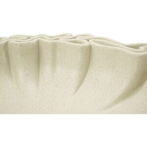 Mauro Ferretti Ciotola decorativa Stons 30,5x29x7,5 cm crema