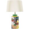 Mauro Ferretti Lampada da tavolo Piccassy colore E27 40x65 cm multicolor