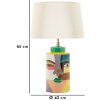Mauro Ferretti Lampada da tavolo Piccassy colore E27 40x65 cm multicolor