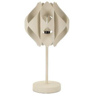 Mauro Ferretti Lampada da tavolo Weltraum E27 28x57 cm crema