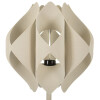 Mauro Ferretti Lampada da tavolo Weltraum E27 28x57 cm crema