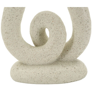 Mauro Ferretti Candeliere Stons 12x7x20 cm crema
