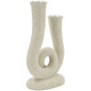Mauro Ferretti Candeliere Stons 12x7x20 cm crema
