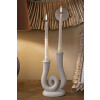 Mauro Ferretti Candeliere Stons 12x7x20 cm crema