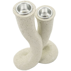 Mauro Ferretti Candeliere Stons 10x6,5x17,5 cm crema