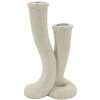 Mauro Ferretti Candeliere Stons 10x6,5x17,5 cm crema
