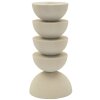 Mauro Ferretti Candeliere Dune Pix 10x21 cm crema
