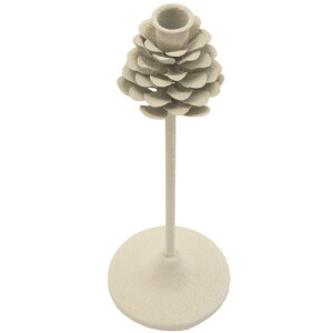 Mauro Ferretti Candeliere Pigna Düne 11,5x33,5 cm crema