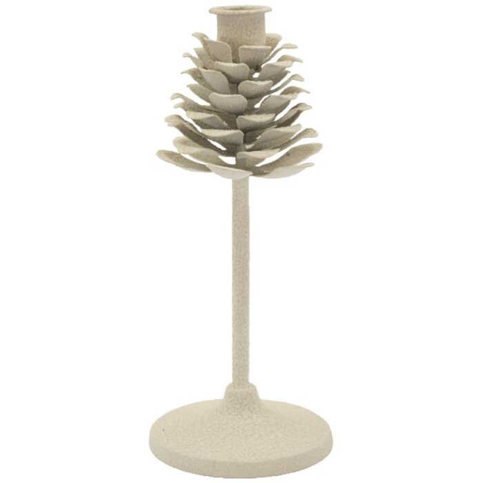 Mauro Ferretti Candeliere Pigna Dune 9,5x22,5 cm crema