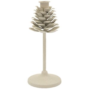 Mauro Ferretti Candeliere Pigna Dune 9,5x22,5 cm crema