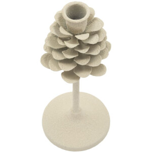 Mauro Ferretti Candeliere Pigna Dune 9,5x22,5 cm crema