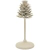 Mauro Ferretti Candeliere Pigna Dune 9,5x22,5 cm crema