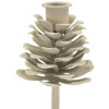 Mauro Ferretti Candeliere Pigna Dune 9,5x22,5 cm crema