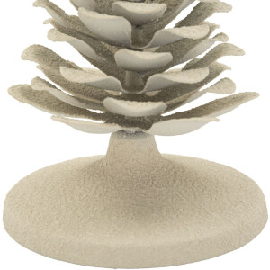 Mauro Ferretti Candeliere Pigna Düne 9,5x11,5 cm crema
