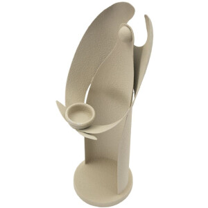 Mauro Ferretti Candeliere Dune Angelo 13x11,5x37,5 cm crema