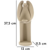 Mauro Ferretti Candeliere Dune Angelo 13x11,5x37,5 cm crema