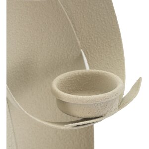 Mauro Ferretti Candeliere Dune Angelo 12,5x10x30 cm crema