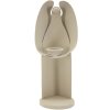 Mauro Ferretti Candeliere Dune Angelo 12,5x10x30 cm crema