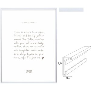 Deknudt S029D1 Cornice in alluminio argento 10x15-30x40...
