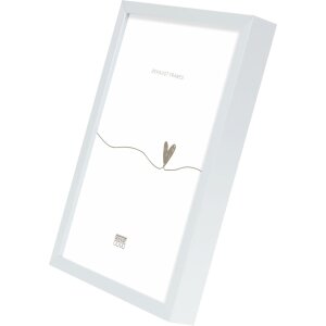 Deknudt S029D1 Cornice in alluminio argento 10x15-30x40 cm con supporto