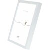 Deknudt S029D1 Cornice in alluminio argento 10x15-30x40 cm con supporto