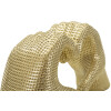Scultura Mani Amanti Dorata Polyresin 25x7.5x13.5cm Decorazione a Forma di Cuore