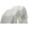 Lover Silver Scultura in resina argento 25x7.5x13.5 cm mani a forma di cuore