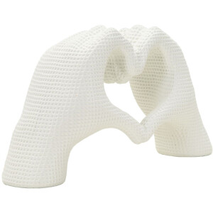 Mauro Ferretti Scultura Mani Lover Bianco 25x7.5x13.5cm...