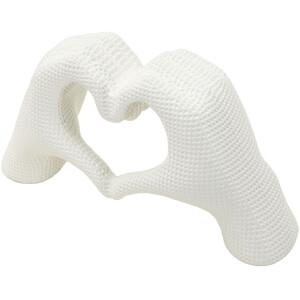 Mauro Ferretti Scultura Mani Lover Bianco 25x7.5x13.5cm Poliresina Bianco