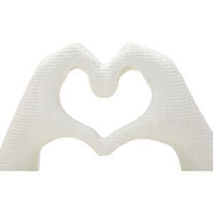 Mauro Ferretti Scultura Mani Lover Bianco 25x7.5x13.5cm Poliresina Bianco