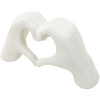 Mauro Ferretti Scultura Mani Lover Bianco 25x7.5x13.5cm Poliresina Bianco