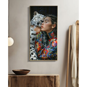 Mauro Ferretti Quadro Moira con cornice 52x4x102 cm