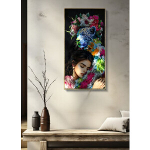 Mauro Ferretti Quadro Moira con cornice 52x4x102 cm