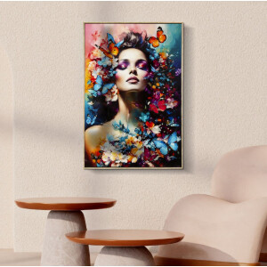 Mauro Ferretti Quadro Marty con cornice 62x4x92 cm