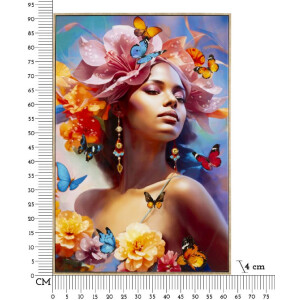 Mauro Ferretti Quadro Marty con cornice 62x4x92 cm