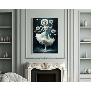Mauro Ferretti Quadro Ballo con cornice 72x4x102 cm